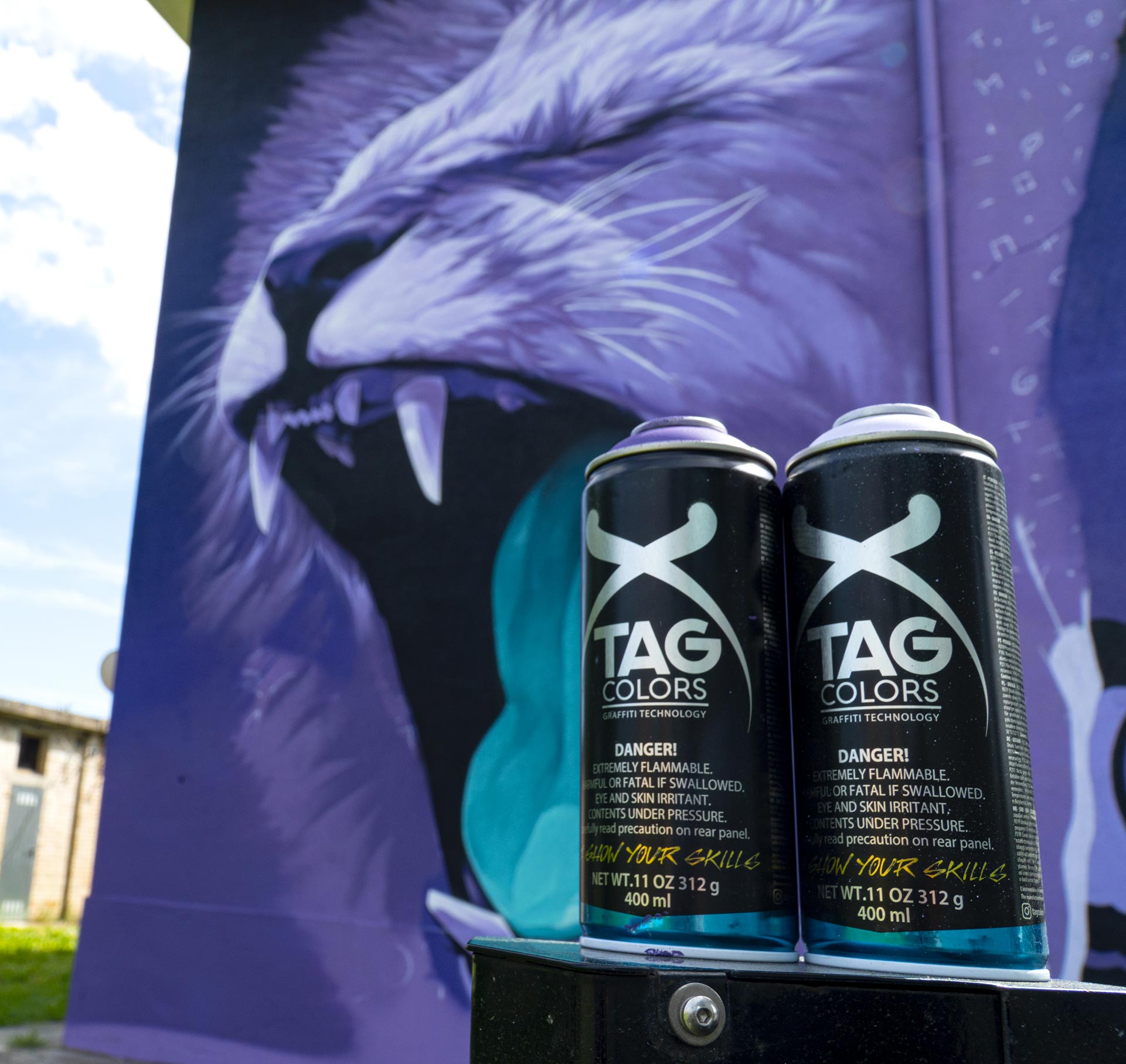 The new spray revolution of TAG Colors protagonist of ArtU Festival